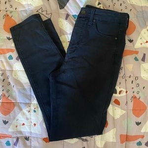 High waisted skinny jeans